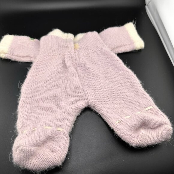 Cabbage Patch Kids Beans Bottom Babies Lavender White Sleeper Knit 1985 Vtg Cpk - Picture 7 of 12